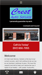 Mobile Screenshot of crestautoinc.com